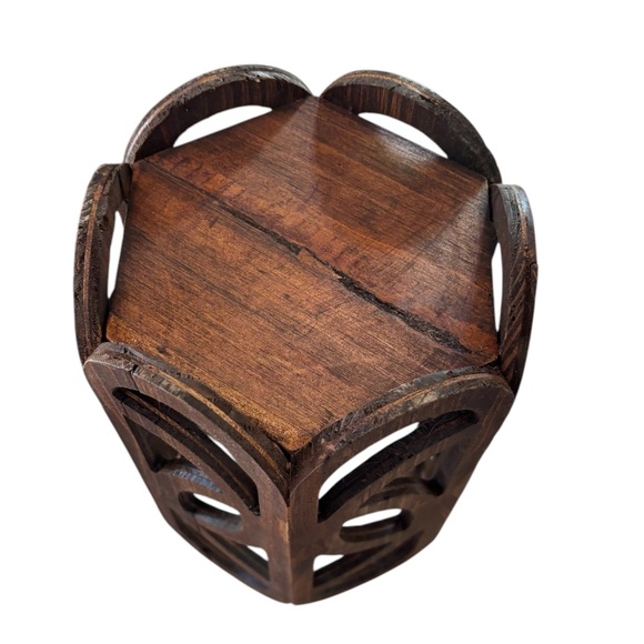 Handmade Wooden Candle Holder - Picture 7 of 8